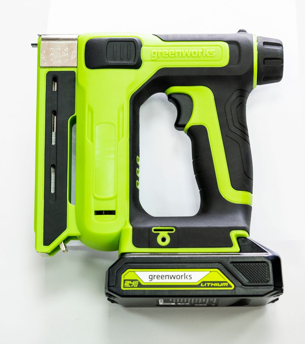 Аккумуляторный степлер Greenworks, G24CS10,3400107, 24v, без АКБ и ЗУ