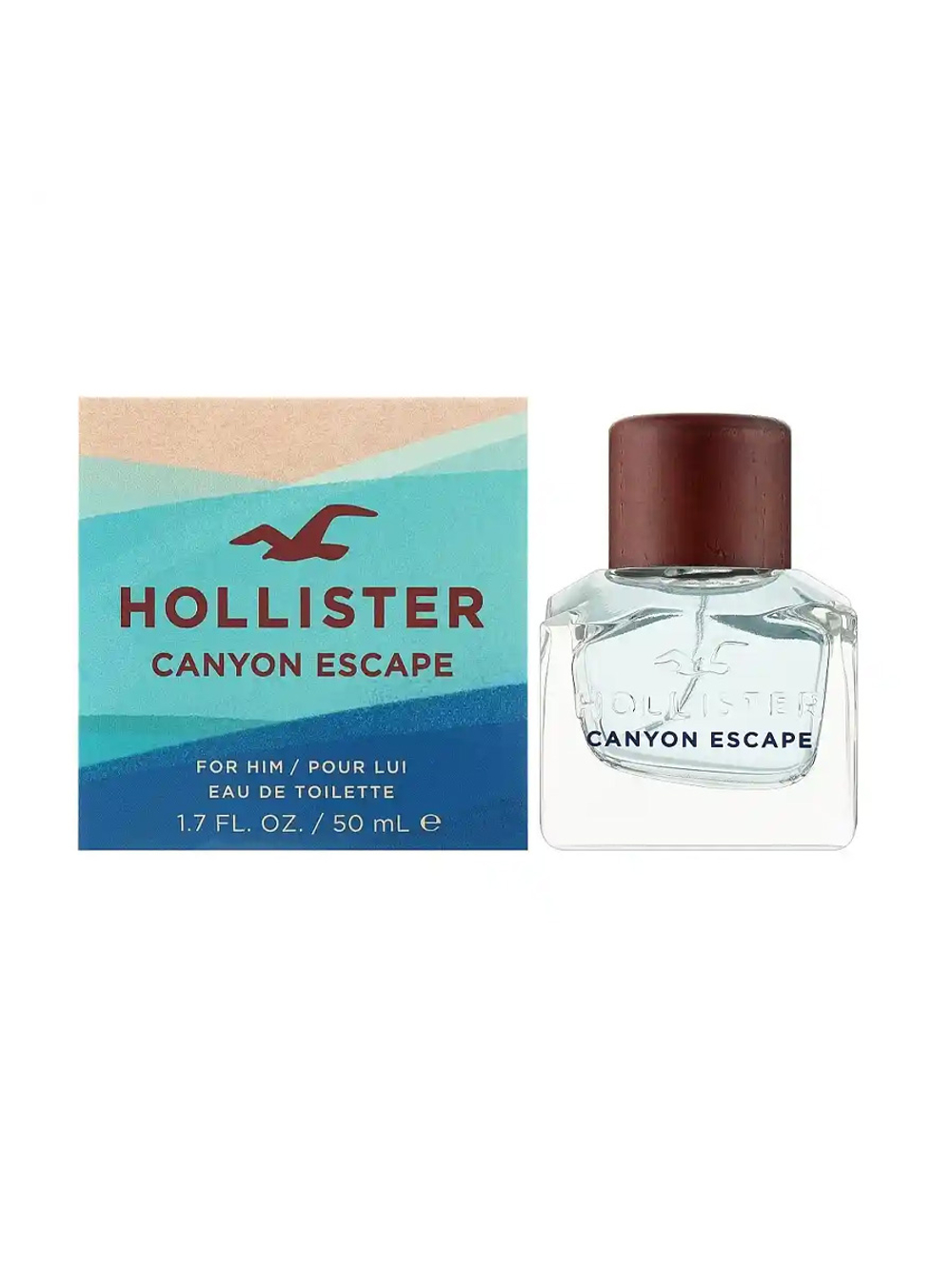 HOLLISTER CANYON ESCAPE men 50ml edt NEW