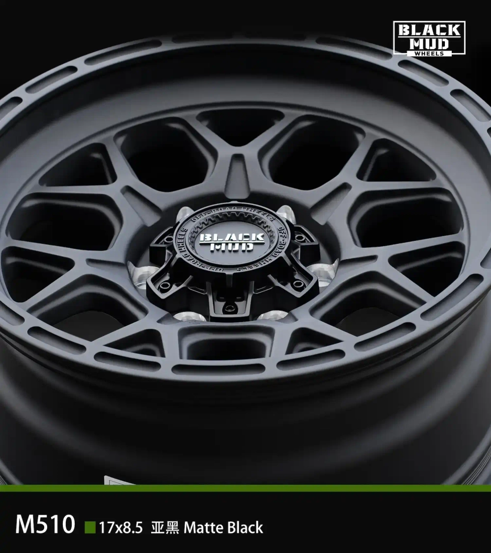 Диск колёсный литой BLACK MUD M510C R17 8,5 ET0 Black matte