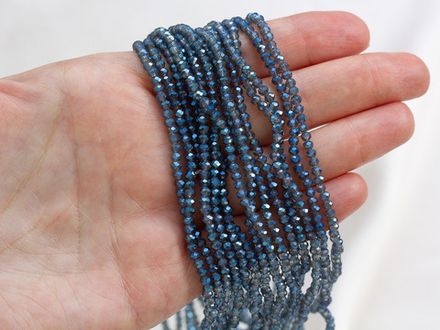 Нить бусин для украшений 3мм (ювелирное стекло)