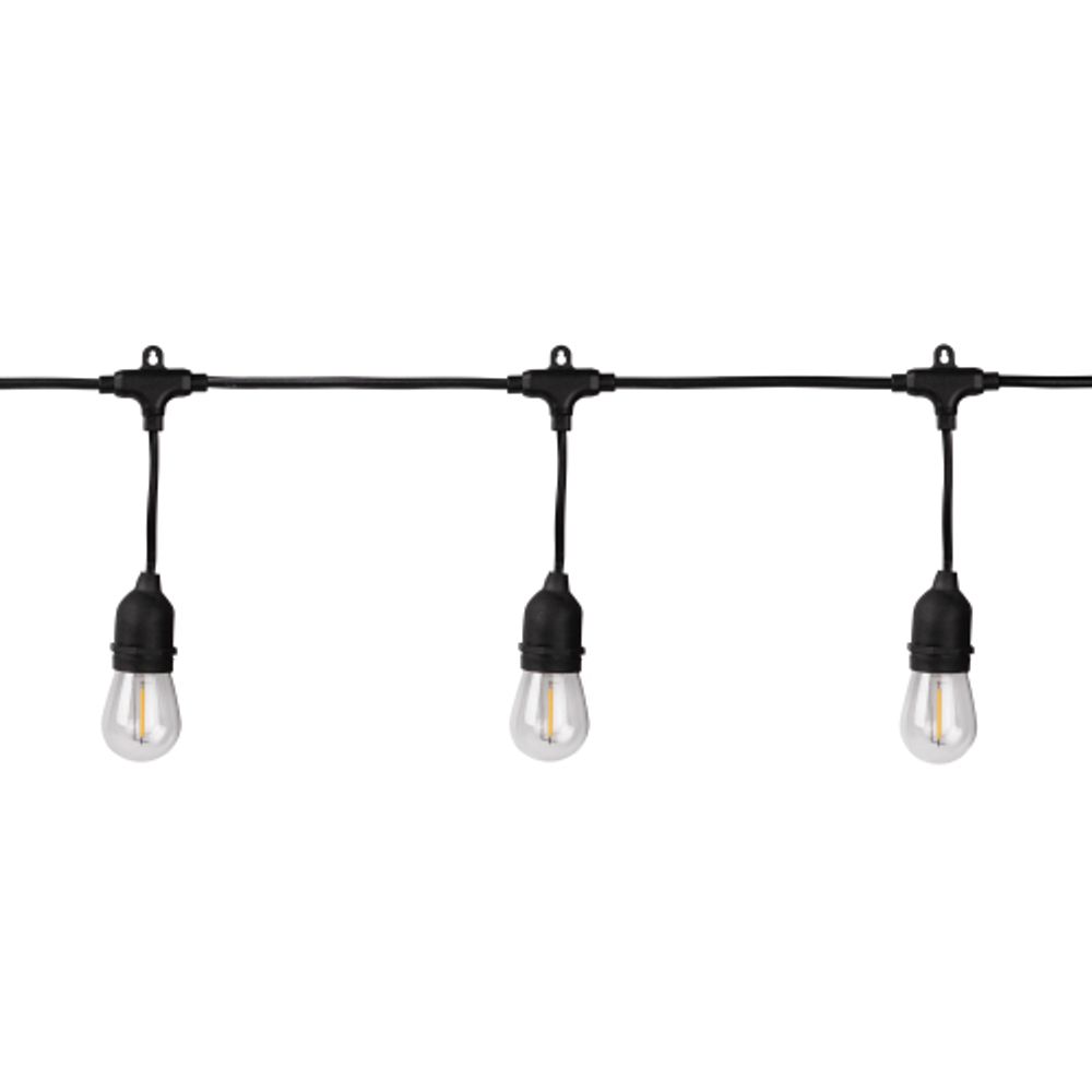 Гирлянда ЭРА ERABL-FIL1 светодиодная новогодняя нить уличная на подвесах 4,5 м теплый белый 10 LED