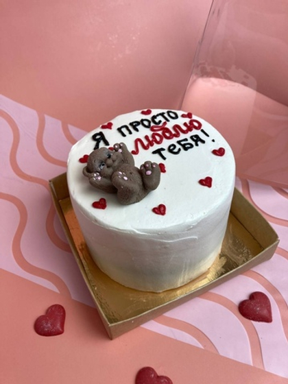 Бенто торт №708 (День святого Валентина)