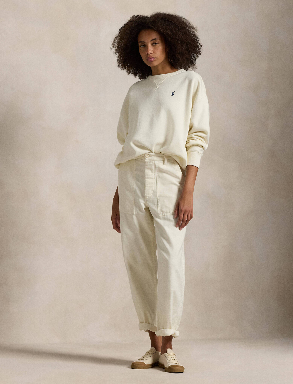 Худые BUBBLE POLO RALPH LAUREN - кремовый(211936820)