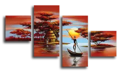 Модульная картина "Африканская мечта"