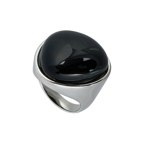 Кольцо Possebon Agata Preto K0916.4 16 S