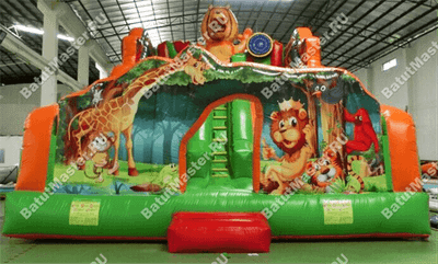 Батут-горка "Лев" 15*8*11 м