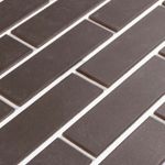 Керамин, Куба 9 Шоколадный, 245x65x7 - клинкерная фасадная плитка