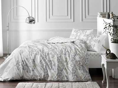 Комплект постельного белья ТАЧ Ранфорс 1-спальный "LILES" V3-Кофейный