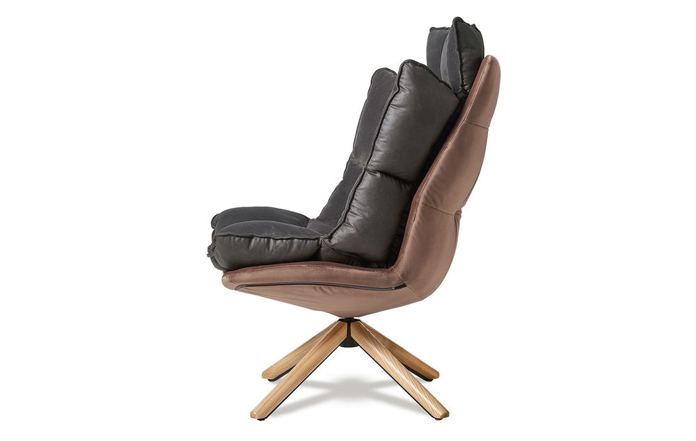 Кресло HUSK DC-1565C коричневое