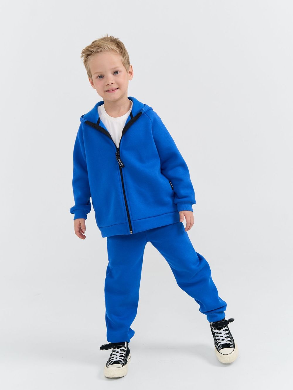 Джоггеры с карманом "Электрик" утепленные