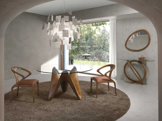 Зеркало Angel Cerda 3245, 95х75 см, орех