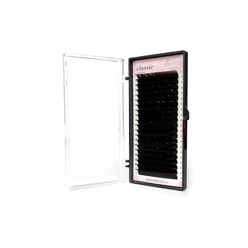 Ресницы коричневые D-Brown Be Happy MIX 20 линий