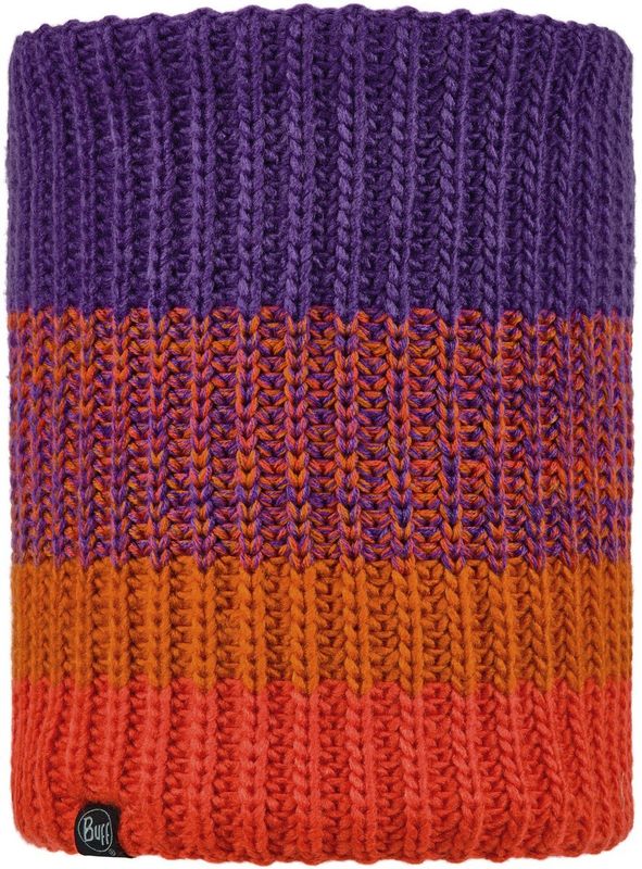 Вязаный шарф-труба с флисом детский Buff Neckwarmer Knitted Polar Sibylla Purple Фото 1