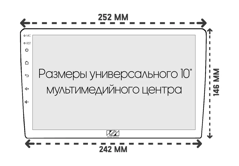 Комплект рамки с разъёмами 10" Chevrolet Equinox 2016-2023 - Car-Smart 9659