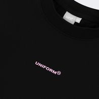 Футболка UNIFORM Heavy MiniLogo, черный/розовый