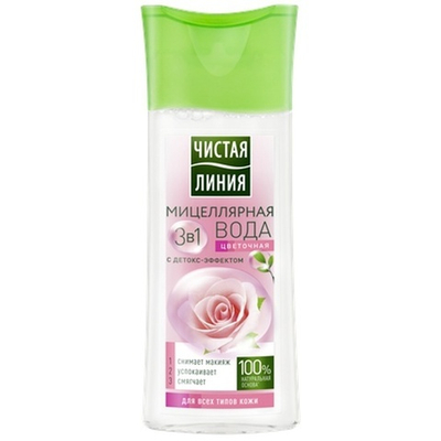 Чистая Линия,Мицеляр,вода 3в1,Цветочная(100мл)