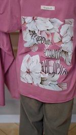 Лонгслив Oversize c принтом