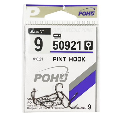 Крючки рыболовные POHU 50921 №9 (УП/10шт)