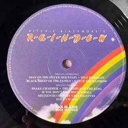 Винтажная виниловая пластинка LP Rainbow Ritchie Blackmore's Rainbow (UK 2011)