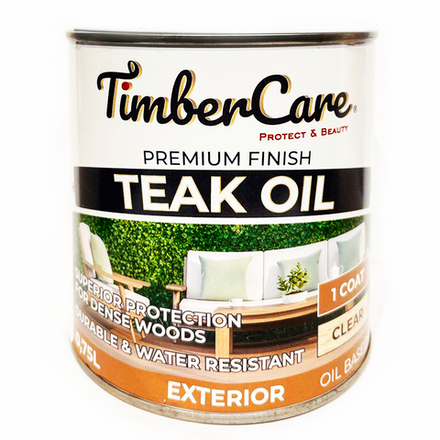 TimberCare TEAK OIL - Натуральное тиковое масло для дерева для наружных и внутренних работ.