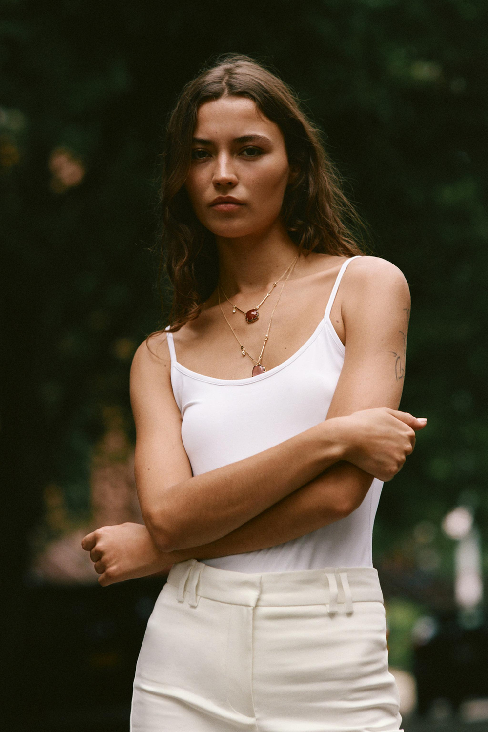 ZARA ОЖЕРЕЛЬЕ С ПОДВЕСКОЙ, ЗОЛОТИСТЫЙ