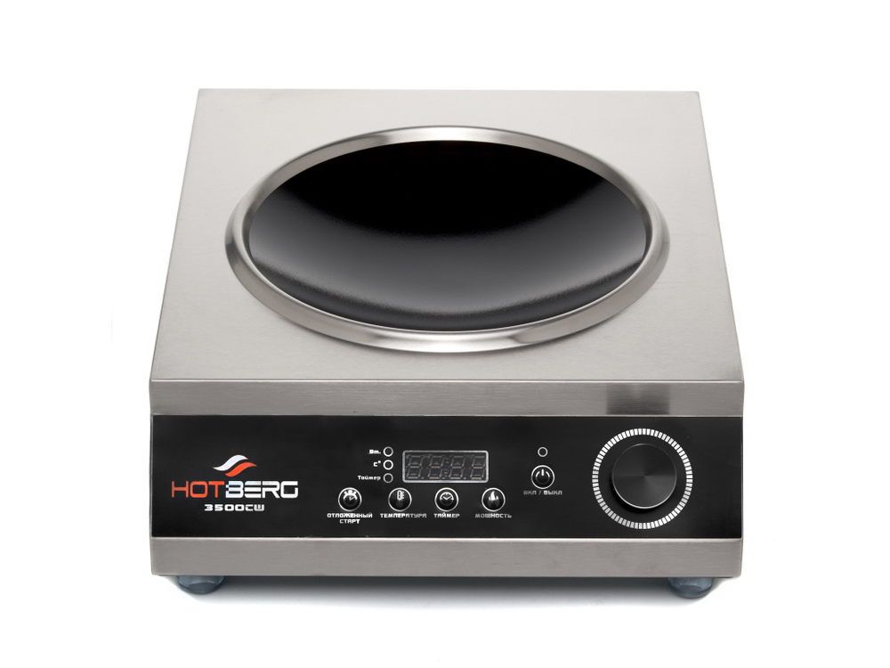 Вок индукционная плита Hotberg DB3500CW, 3.5 кВт.