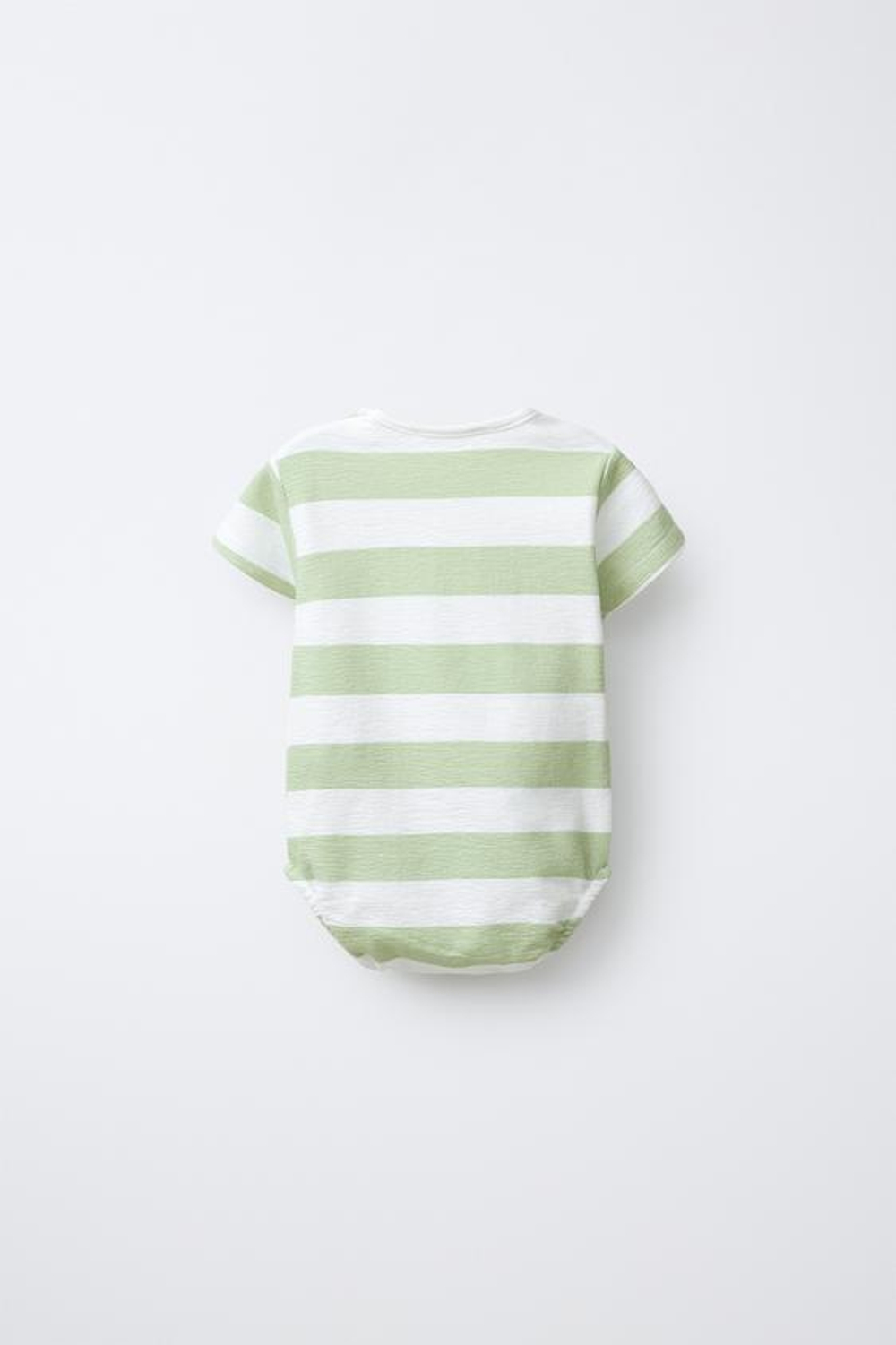 ZARA БОДИ В ПОЛОСКУ, ЗЕЛЕНЫЙ