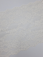 Кружево эластичное кремовое КС150 (21,5 см)