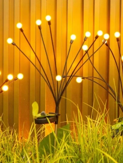 Светильник уличный садовый на солнечной батарее, фонарики садовые на солнечных батареях