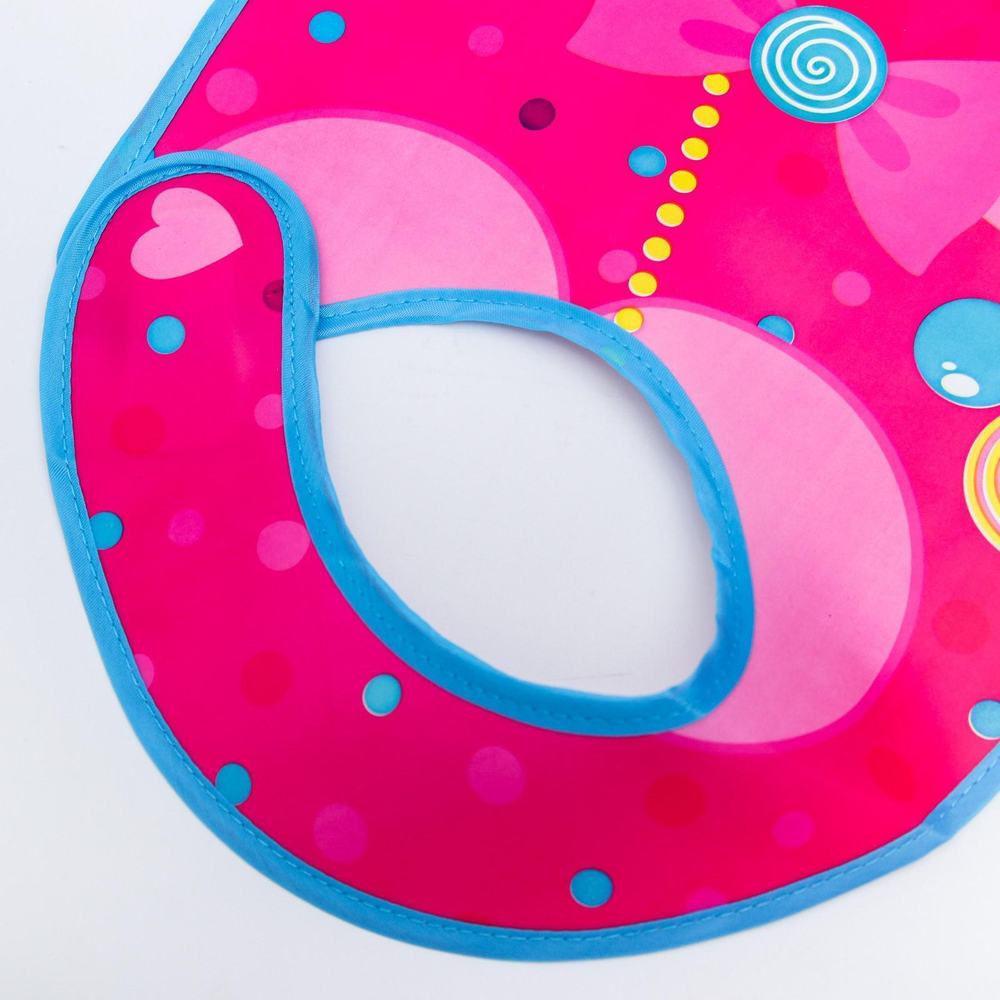 4645583 Нагрудник "Зайка Полли" непромокаемый на липучках