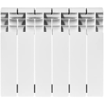 Радиатор биметаллический ROMMER Profi Bm 350 - 6 секций (подключение боковое, цвет белый)