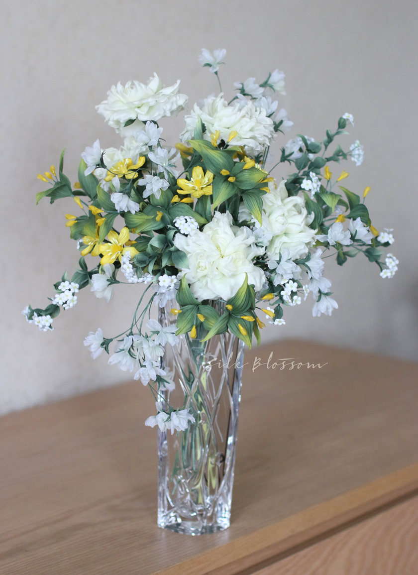 Букет из шелка "Нежнее облака"