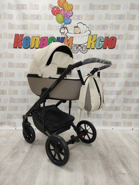 Коляска модульная Riko Basic Ozon Ecco 25 слоновая кость-бежевый