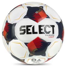 Мяч футб. SELECT Talento DB Light V26, 0775871014, р.5, 32п, ПУ, гибрид.сш, бело-т.сине-красный