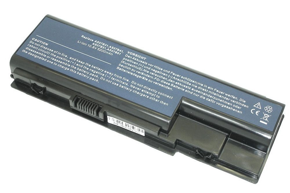 Аккумулятор (AS07B41) для ноутбука Acer Aspire 5520, 5920, 6530, 8730ZG, 8920 Series,14,8V 4400mAh (OEM)