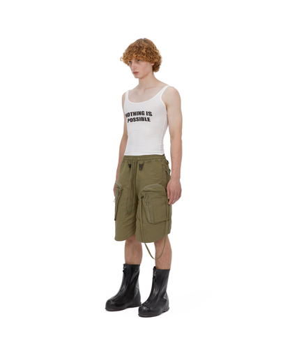 'MAONE' cargo shorts green