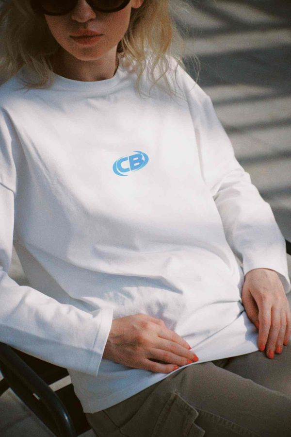 Лонгслив СВ белый - фото 3