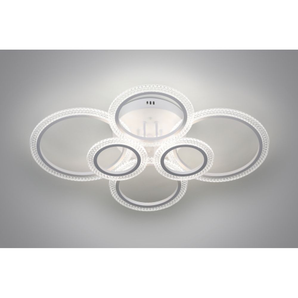 Светильник потолочный светодиодный Rivoli   6107-109 132 Вт LED 2800К - 6200К модерн с пультом