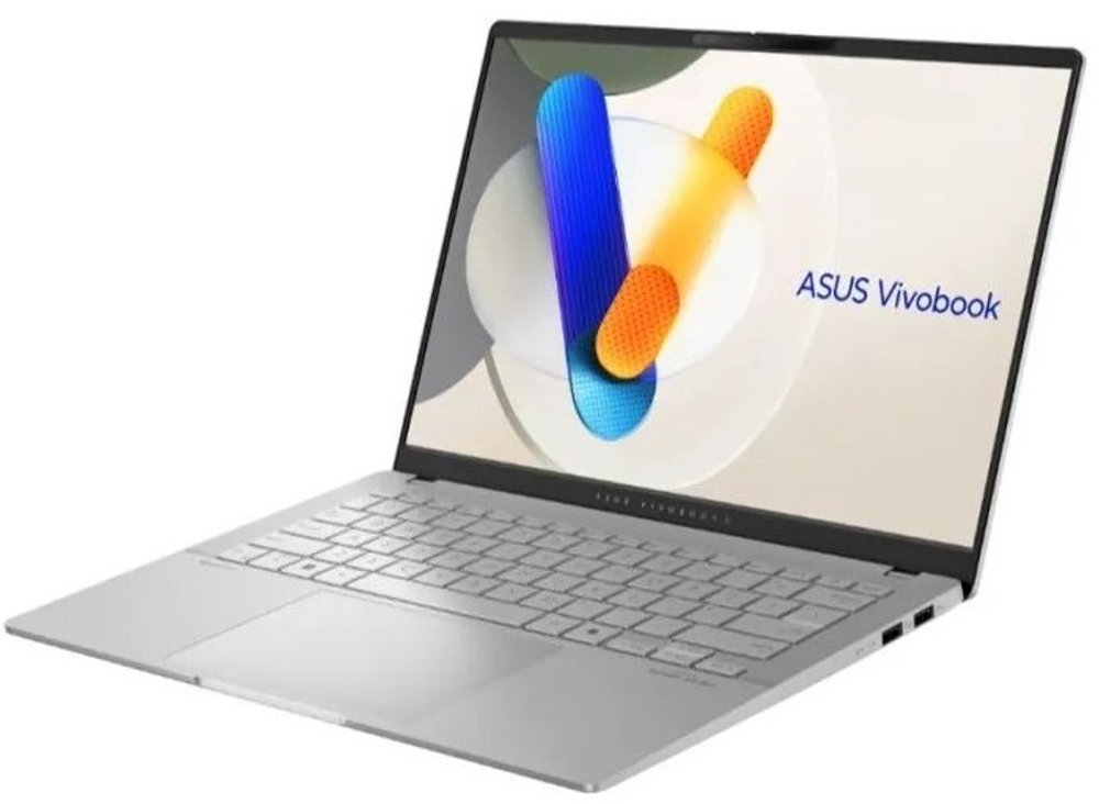Ноутбук  ASUS VivoBook S14 OLED M5406NA-QD080 14 ", Ryzen 5, 16 Гб RAM, 512 Гб SSD, Radeon Graphics, Серебристый