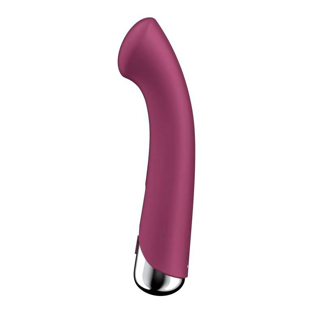 Сливовый вибратор для G-точки Spinning G-Spot 1 - 17 см. (Цвет: сливовый)