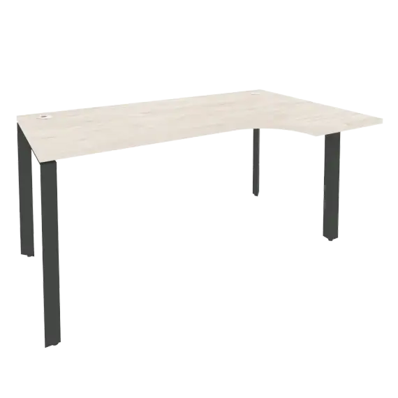 Onix Стол эргономичный правый на П-образном м/к O.MP-SA-1 (R) 1580*980*750 (720/460)