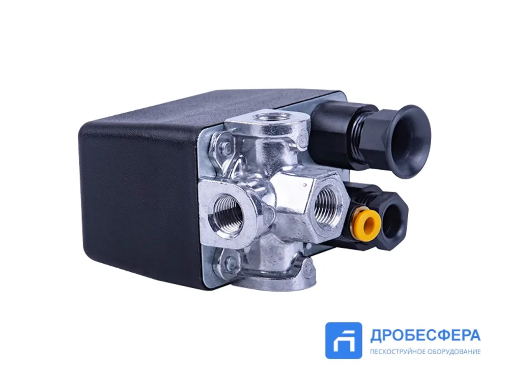 Реле давления для компрессора 220в | G 1/4 дюйма + 3шт. G1/4" | MDR 1/11 | до 4 кВт | 2,5-11 бар
