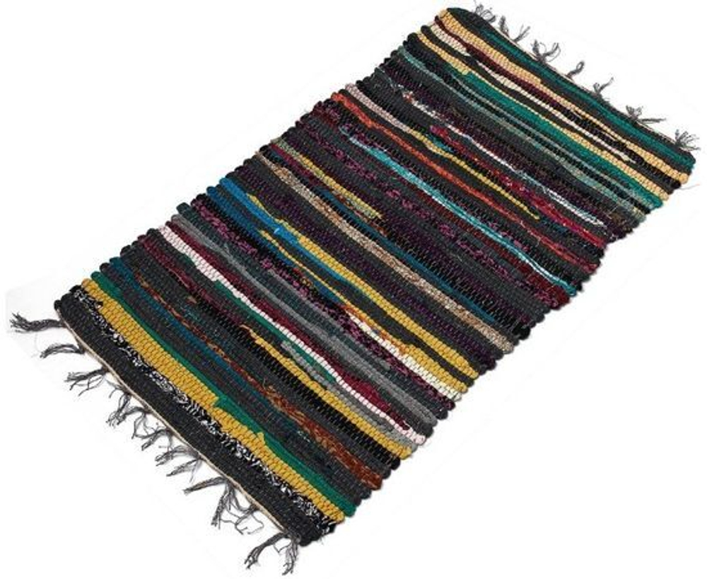 Коврик универсальный интерьерный "Вологодский" 45х80см, пестрый, хлопок, ручная работа, 20049 Vortex