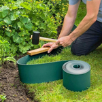 Лента бордюрная 25см*9м прямая, зеленая