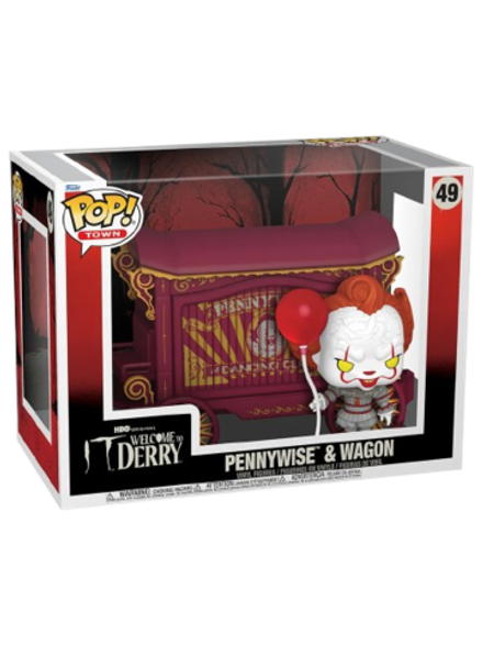 Фигурка Funko POP! Town IT Welcome to Derry Pennywise & Wagon