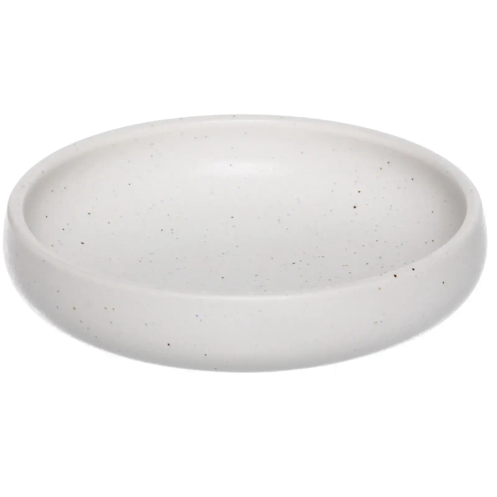 Тарелка керамическая закусочная «Perfetto» 14*3,9см, белая