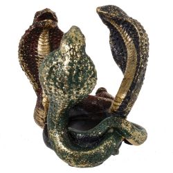 GAEM Подсвечник "Три змеи", D свечи 4 см, L11 W11 H11 см