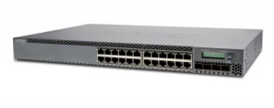 Сетевое оборудование Juniper EX3300-24T-TAA в составе EX3300 TAA, 24-Port 10/100/1000BaseT with 4 SF