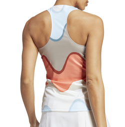 Женский топ теннисный Adidas Marimekko Tennis Tank Top - разноцветный