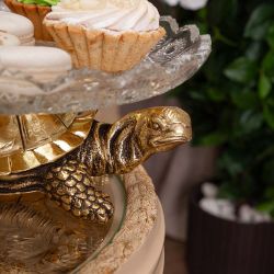 Фруктовница-конфетница Черепаха - 7 Бронза